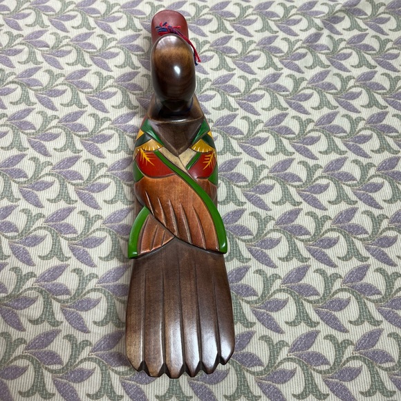 Korean Wedding Ducks - Wood, Hand Painted Pair - Picture 4 of 8